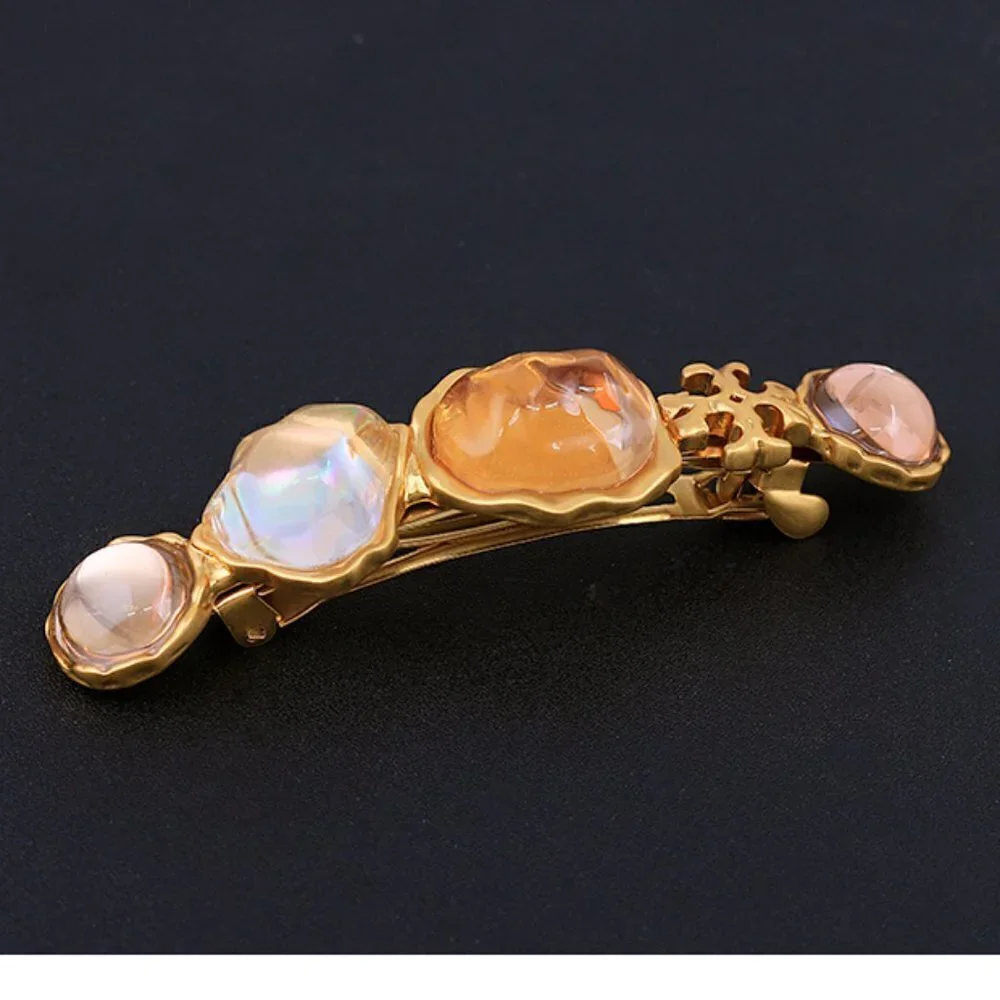 TORY BURCH LUXURY HAIR BARRETTE